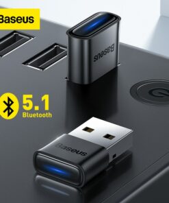 Baseus USB Bluetooth Adapter Dongle Adaptador Bluetooth 5.1 for PC Laptop Wireless Speaker Audio Receiver USB Transmitter 1