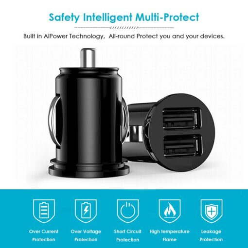 2 4a 5v Dual Usb Car Charger 2 Port Cigarette Lighter Adapter Charger Usb Power Adapter 5.jpg