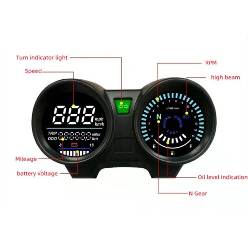 2022 Digital Dashboard Led Electronics Motorcycle Rpm Meter Speedometer For Brazil Titan 150 Honda Cg150 Fan150 3.jpg