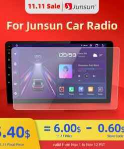 Junsun Car Radio Tempered Glass Film 9 And 10 1 Inch Waterproof Scratch Resistant Explosion Proof 2.jpg
