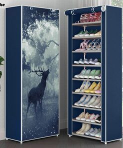 Multi Layer Shoe Cabinet Diy Assembled Dustproof Shelf Hallway Space Saving Storage Organizer Holder Home Furniture.jpg