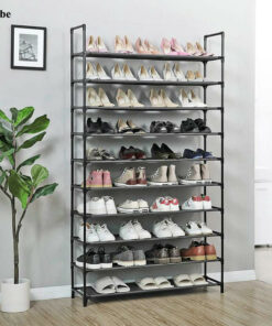 Simple 10 Layers Shoe Rack Space Saving Stand Holder Easy To Install Shoe Shelf Hallway Entryway 5.jpg